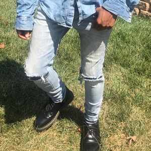 H&M Super Skinny Ripped Jeans 👖